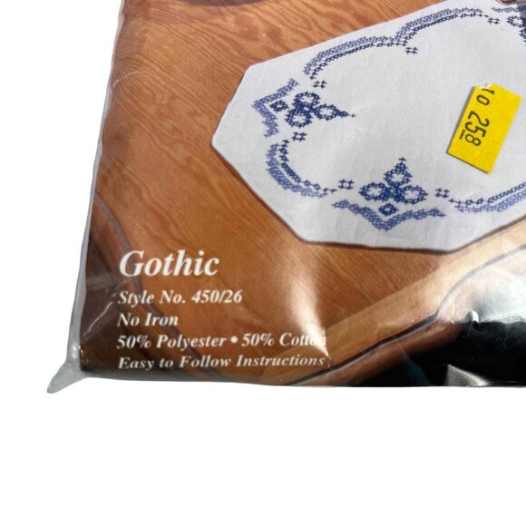 Tobin Dining For Two GOTHIC 4 placemats 4 napkins cross stitch kit Style 450/26 - Picture 5 of 5